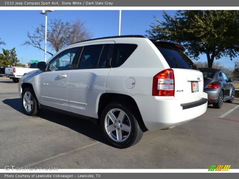 Stone White / Dark Slate Gray 2010 Jeep Compass Sport 4x4