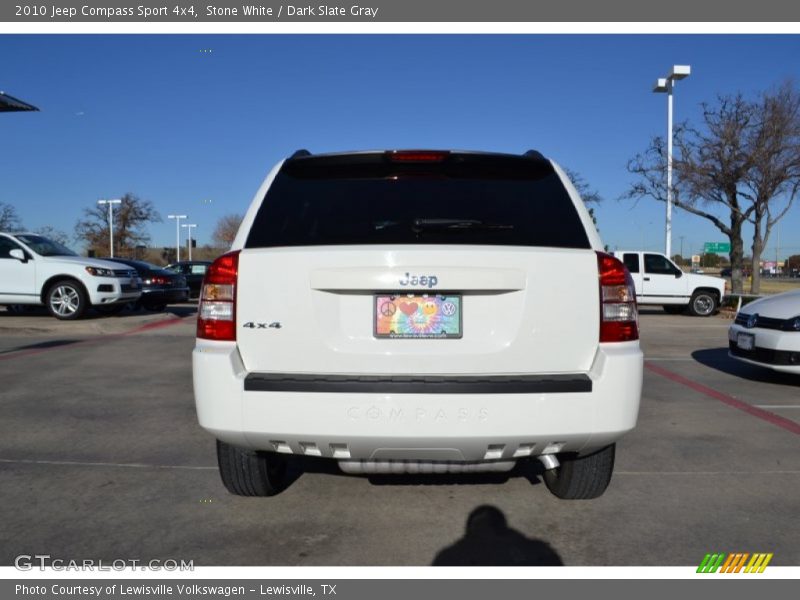 Stone White / Dark Slate Gray 2010 Jeep Compass Sport 4x4