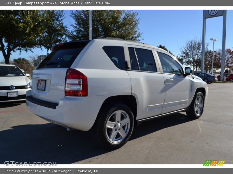 Stone White / Dark Slate Gray 2010 Jeep Compass Sport 4x4