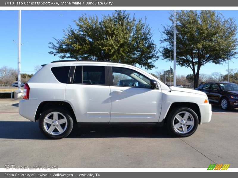 Stone White / Dark Slate Gray 2010 Jeep Compass Sport 4x4