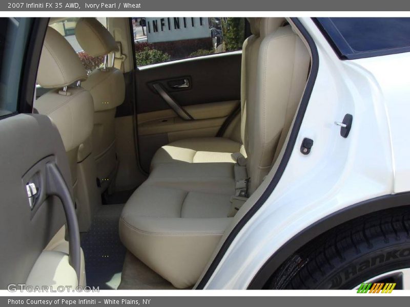 Ivory Pearl / Wheat 2007 Infiniti FX 35 AWD