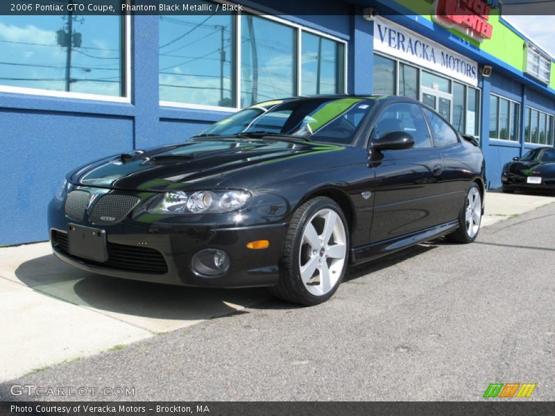 Phantom Black Metallic / Black 2006 Pontiac GTO Coupe