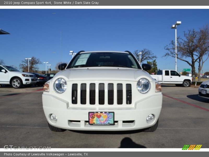 Stone White / Dark Slate Gray 2010 Jeep Compass Sport 4x4