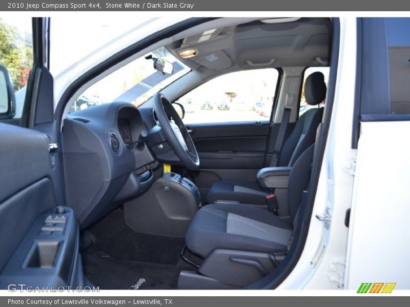 Stone White / Dark Slate Gray 2010 Jeep Compass Sport 4x4