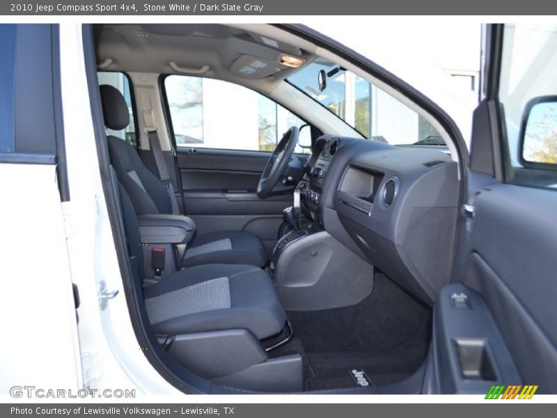 Stone White / Dark Slate Gray 2010 Jeep Compass Sport 4x4