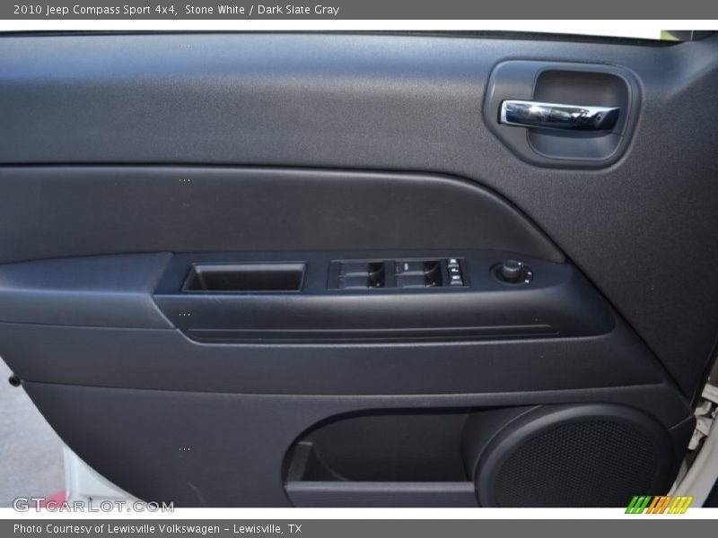 Stone White / Dark Slate Gray 2010 Jeep Compass Sport 4x4