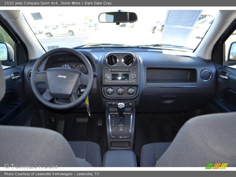 Stone White / Dark Slate Gray 2010 Jeep Compass Sport 4x4