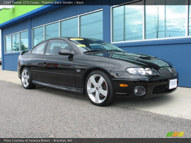 Phantom Black Metallic / Black 2006 Pontiac GTO Coupe