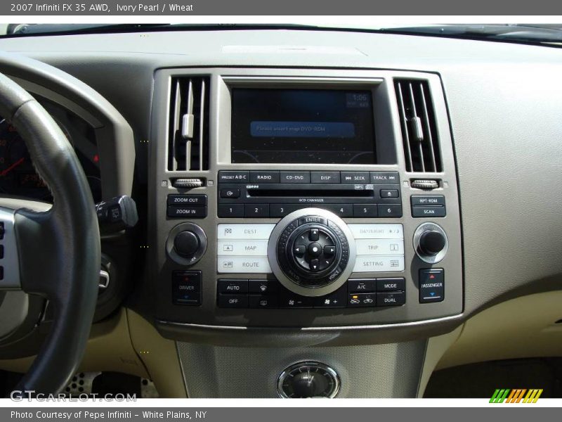 Ivory Pearl / Wheat 2007 Infiniti FX 35 AWD