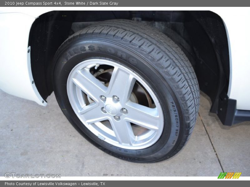 Stone White / Dark Slate Gray 2010 Jeep Compass Sport 4x4