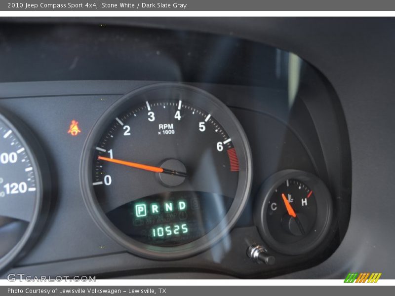 Stone White / Dark Slate Gray 2010 Jeep Compass Sport 4x4