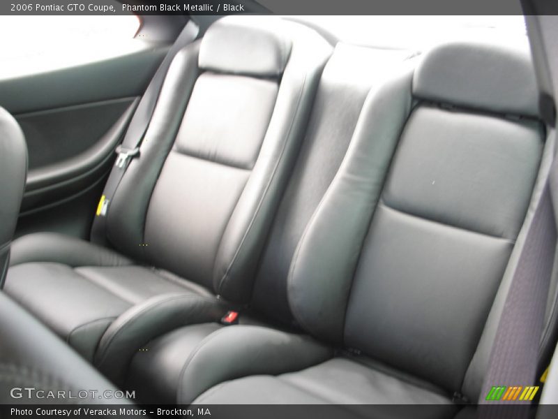 Rear Seat of 2006 GTO Coupe