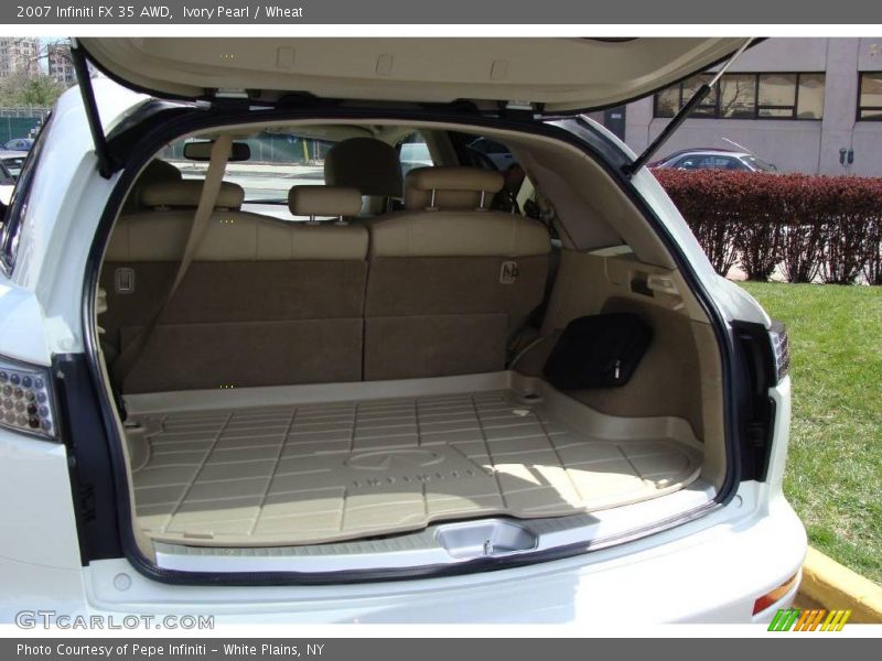 Ivory Pearl / Wheat 2007 Infiniti FX 35 AWD