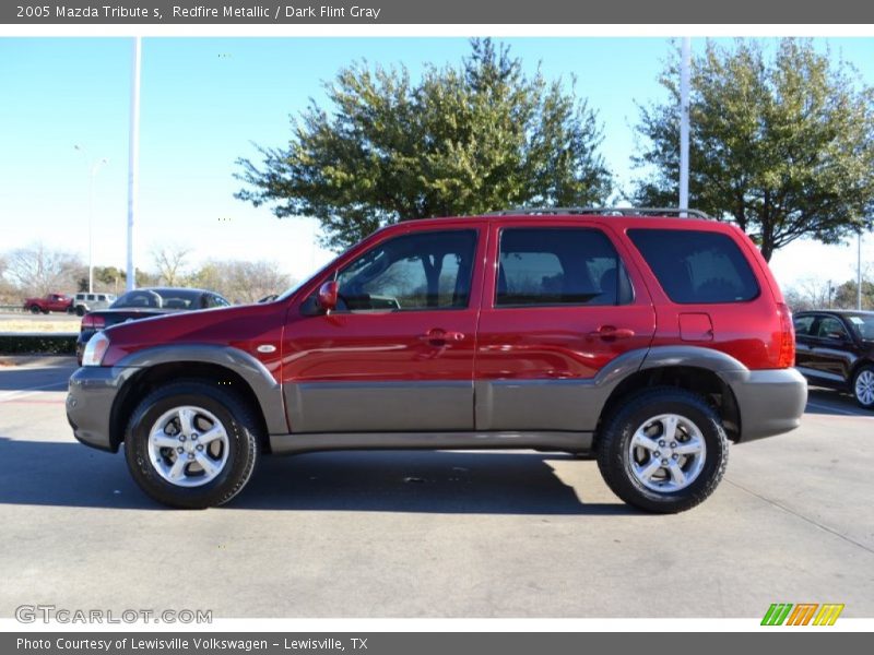 Redfire Metallic / Dark Flint Gray 2005 Mazda Tribute s