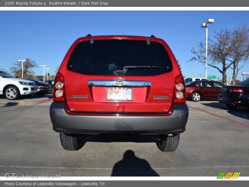 Redfire Metallic / Dark Flint Gray 2005 Mazda Tribute s