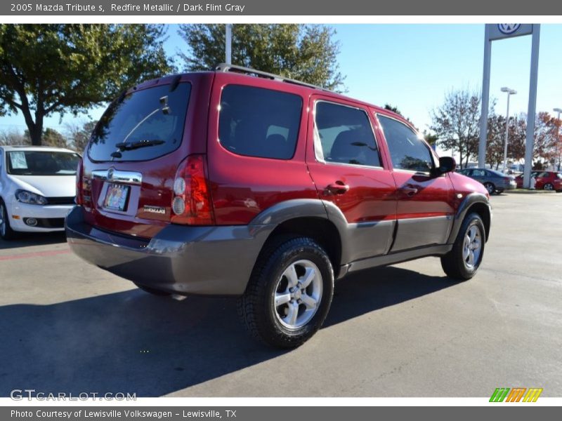 Redfire Metallic / Dark Flint Gray 2005 Mazda Tribute s