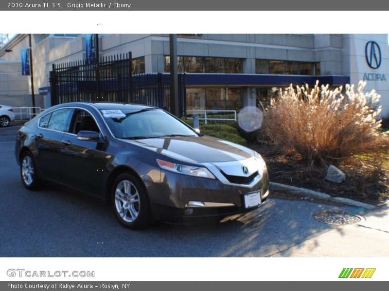 Grigio Metallic / Ebony 2010 Acura TL 3.5