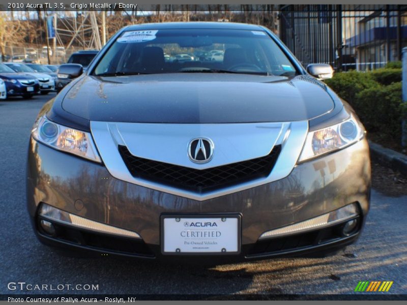 Grigio Metallic / Ebony 2010 Acura TL 3.5