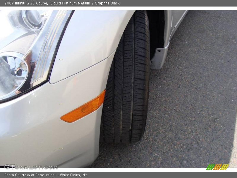 Liquid Platinum Metallic / Graphite Black 2007 Infiniti G 35 Coupe