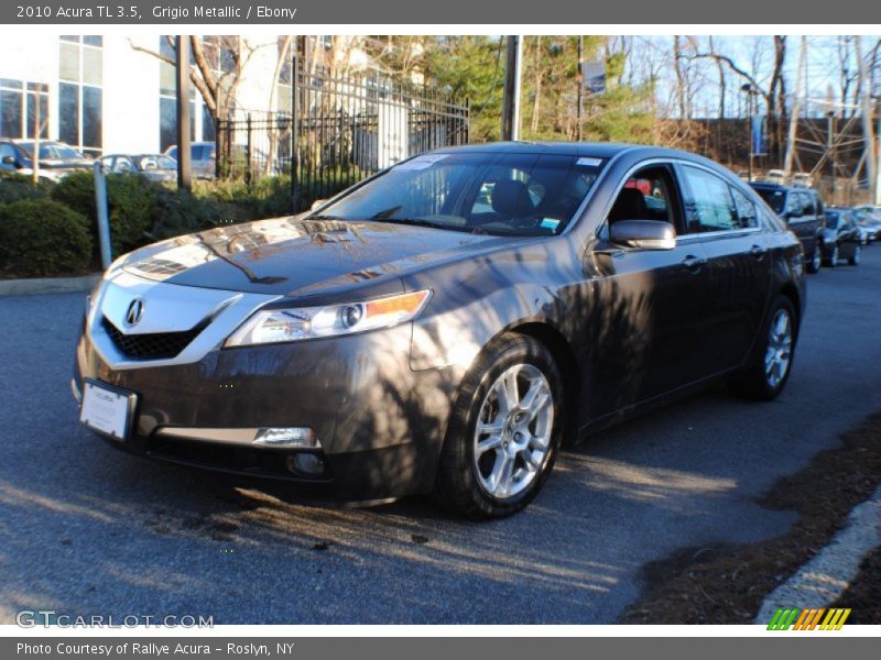 Grigio Metallic / Ebony 2010 Acura TL 3.5