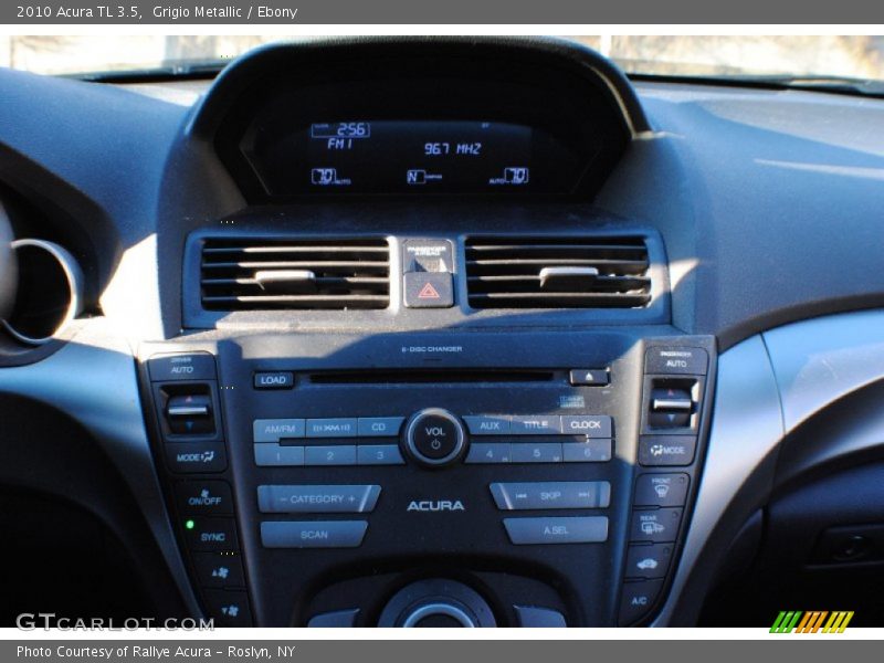 Grigio Metallic / Ebony 2010 Acura TL 3.5