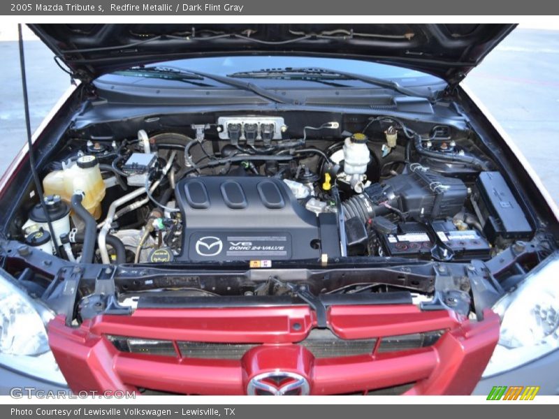 Redfire Metallic / Dark Flint Gray 2005 Mazda Tribute s