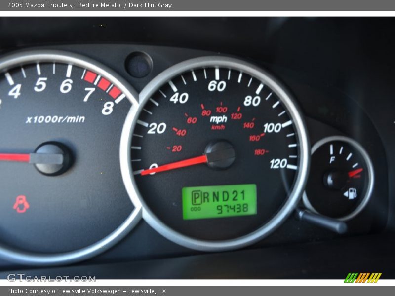 Redfire Metallic / Dark Flint Gray 2005 Mazda Tribute s