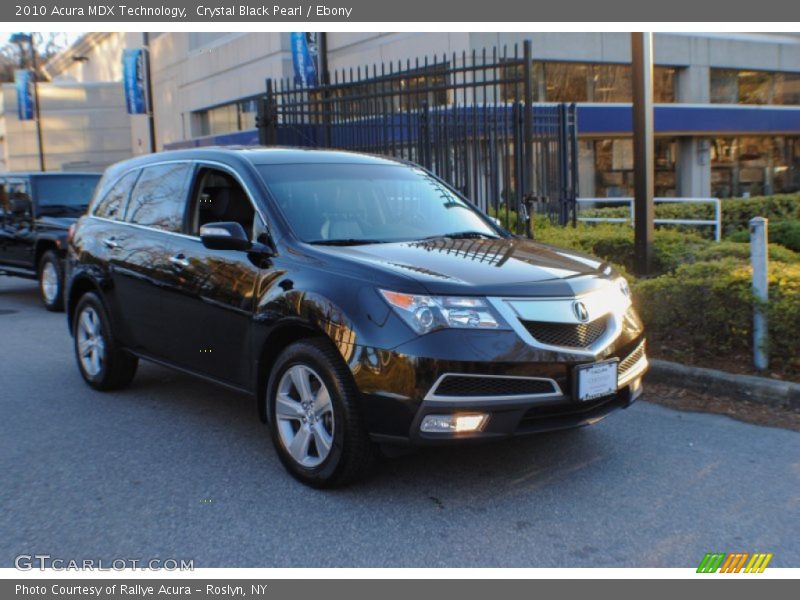 Crystal Black Pearl / Ebony 2010 Acura MDX Technology