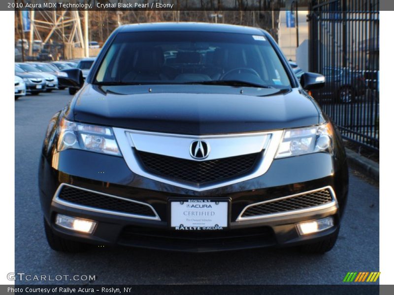 Crystal Black Pearl / Ebony 2010 Acura MDX Technology