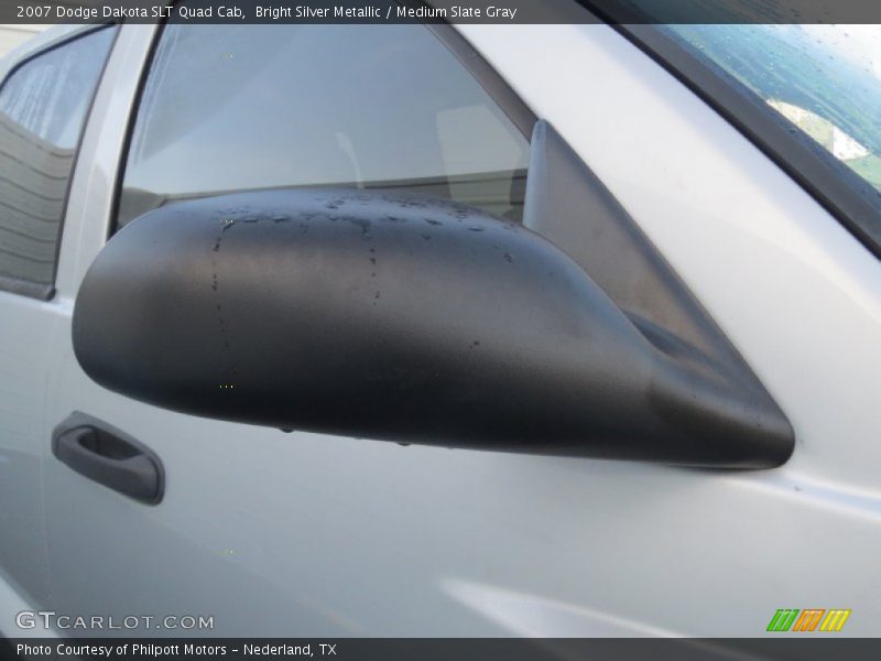 Bright Silver Metallic / Medium Slate Gray 2007 Dodge Dakota SLT Quad Cab