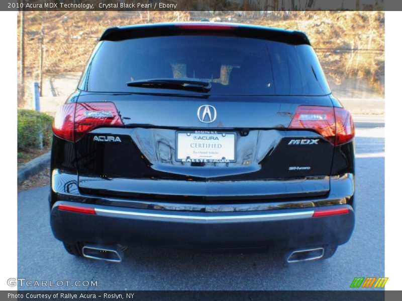 Crystal Black Pearl / Ebony 2010 Acura MDX Technology