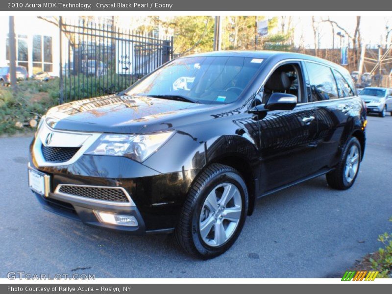 Crystal Black Pearl / Ebony 2010 Acura MDX Technology