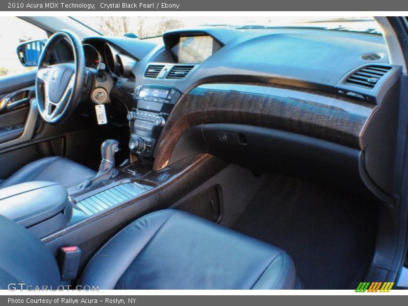 Crystal Black Pearl / Ebony 2010 Acura MDX Technology