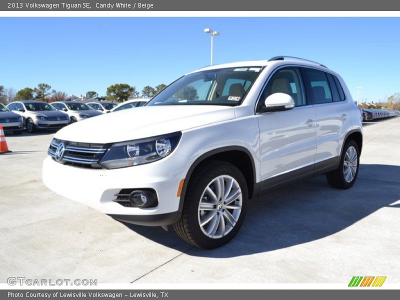 Candy White / Beige 2013 Volkswagen Tiguan SE