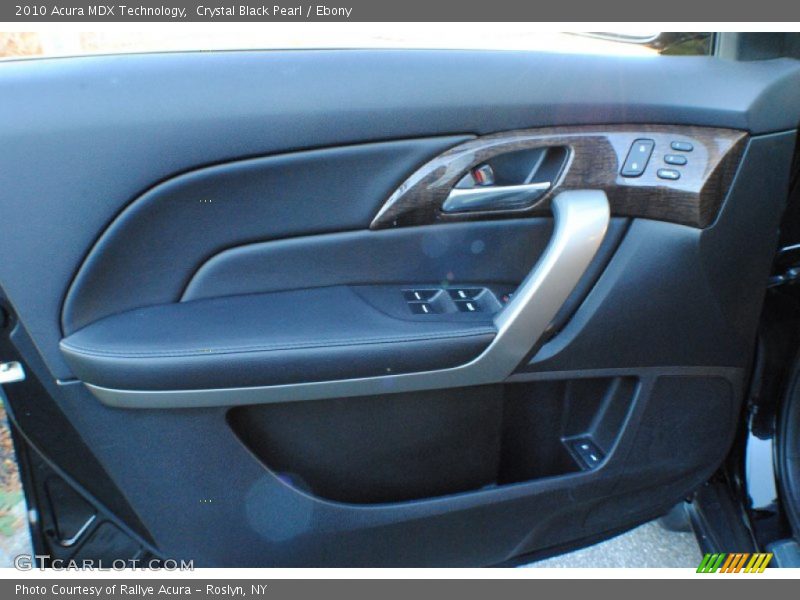 Crystal Black Pearl / Ebony 2010 Acura MDX Technology