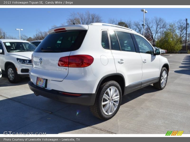 Candy White / Beige 2013 Volkswagen Tiguan SE