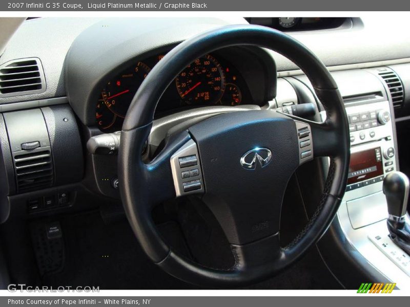 Liquid Platinum Metallic / Graphite Black 2007 Infiniti G 35 Coupe