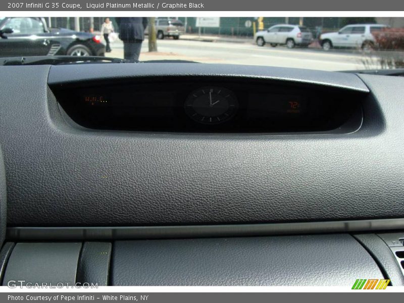 Liquid Platinum Metallic / Graphite Black 2007 Infiniti G 35 Coupe