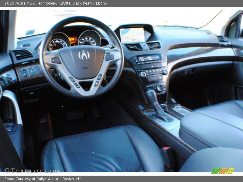 Crystal Black Pearl / Ebony 2010 Acura MDX Technology