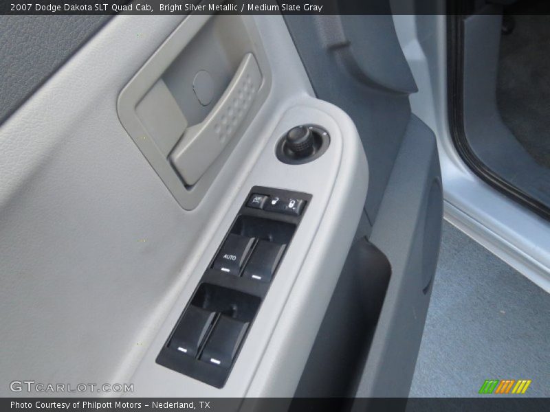 Bright Silver Metallic / Medium Slate Gray 2007 Dodge Dakota SLT Quad Cab