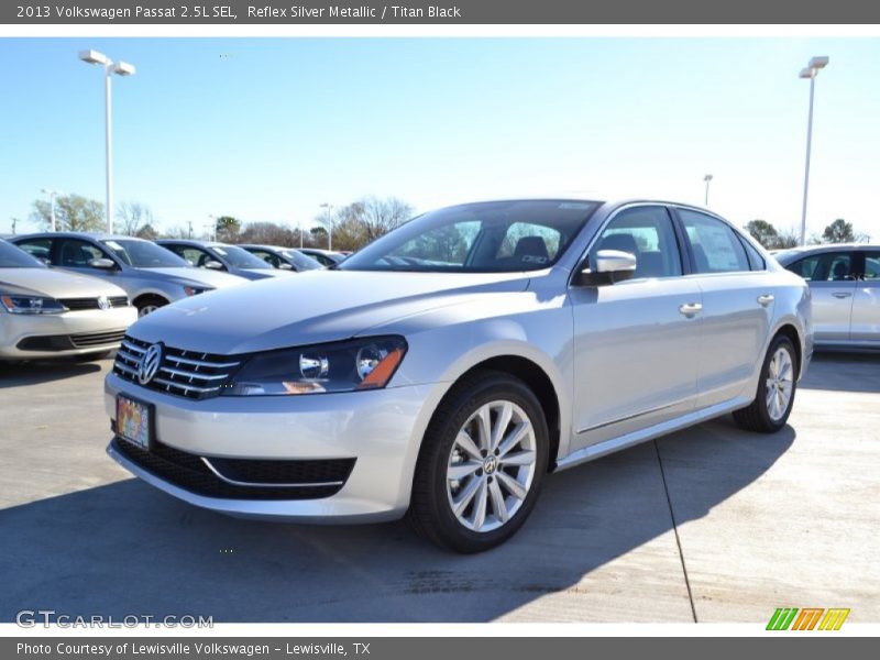 Reflex Silver Metallic / Titan Black 2013 Volkswagen Passat 2.5L SEL