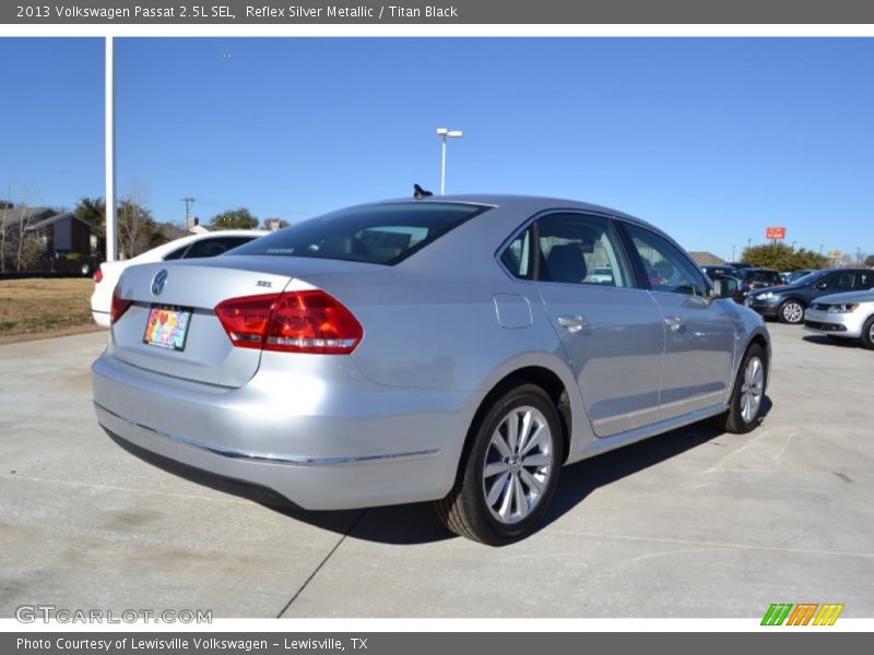 Reflex Silver Metallic / Titan Black 2013 Volkswagen Passat 2.5L SEL