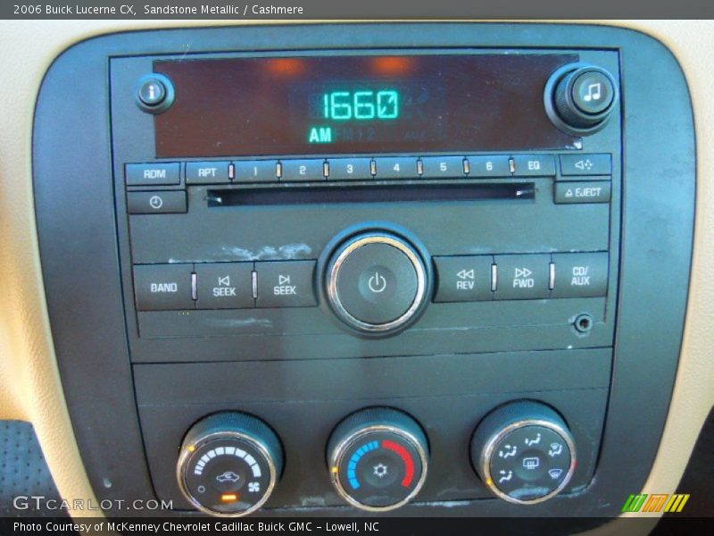 Controls of 2006 Lucerne CX