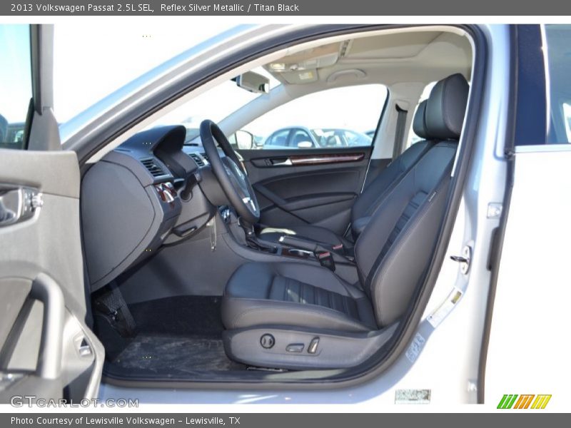 Reflex Silver Metallic / Titan Black 2013 Volkswagen Passat 2.5L SEL
