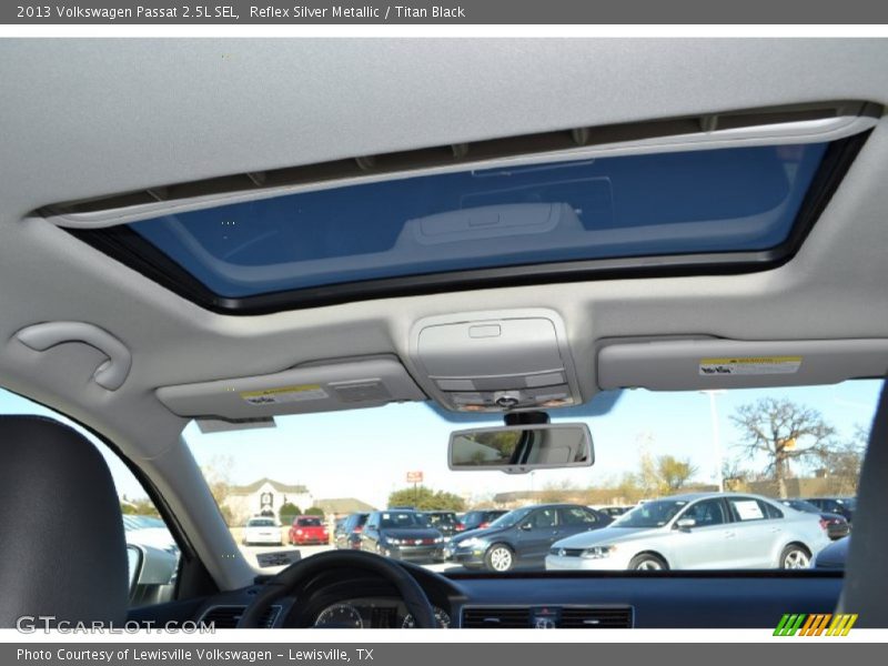 Reflex Silver Metallic / Titan Black 2013 Volkswagen Passat 2.5L SEL