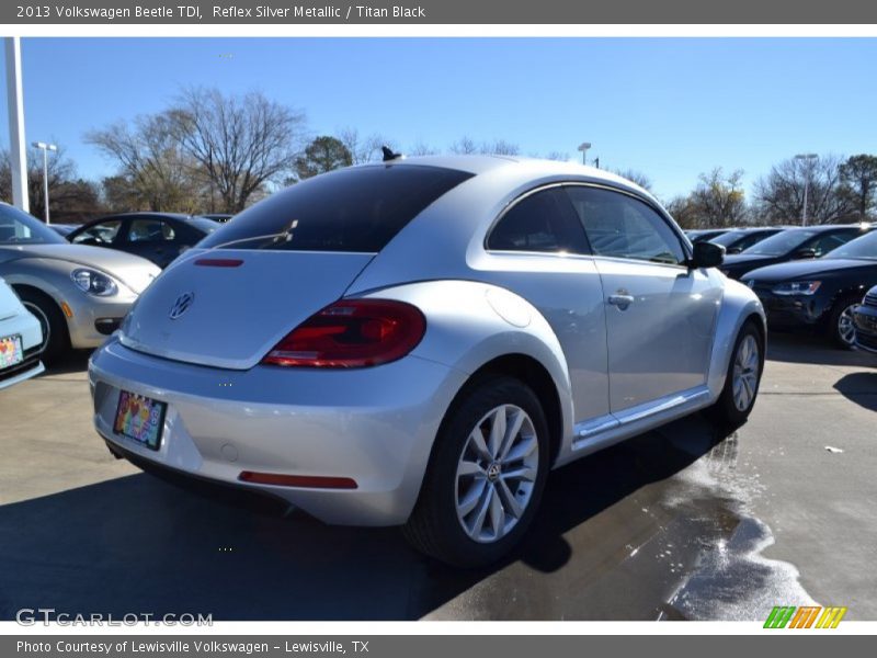 Reflex Silver Metallic / Titan Black 2013 Volkswagen Beetle TDI