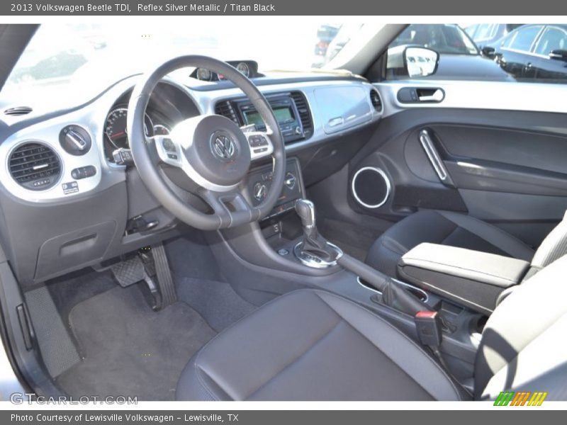 Reflex Silver Metallic / Titan Black 2013 Volkswagen Beetle TDI
