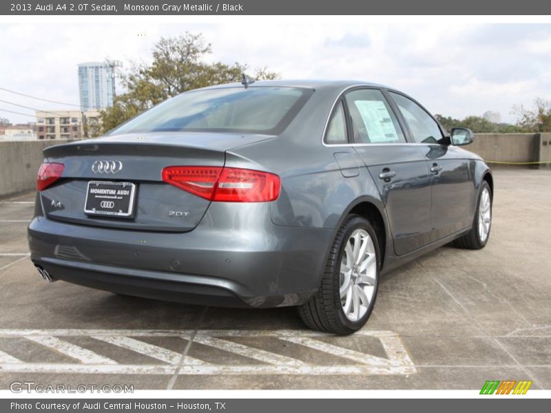 Monsoon Gray Metallic / Black 2013 Audi A4 2.0T Sedan