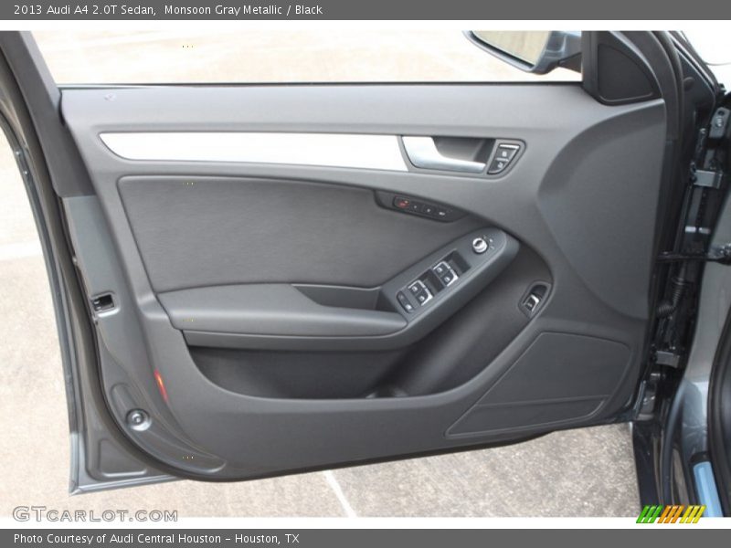 Monsoon Gray Metallic / Black 2013 Audi A4 2.0T Sedan
