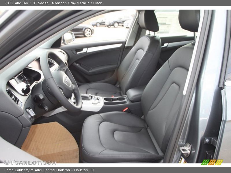 Monsoon Gray Metallic / Black 2013 Audi A4 2.0T Sedan